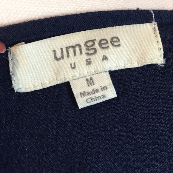 UMGEE flowy navy long sleeve - Picture 4 of 4